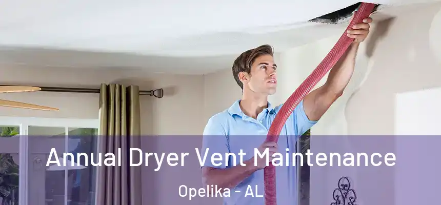  Annual Dryer Vent Maintenance Opelika - AL