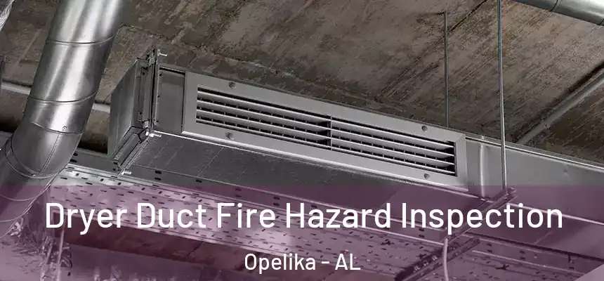  Dryer Duct Fire Hazard Inspection Opelika - AL
