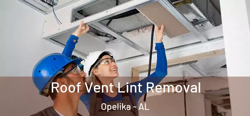 Roof Vent Lint Removal Opelika - AL